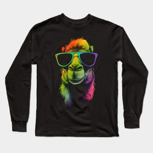 Camel Sunglasses Colors Long Sleeve T-Shirt